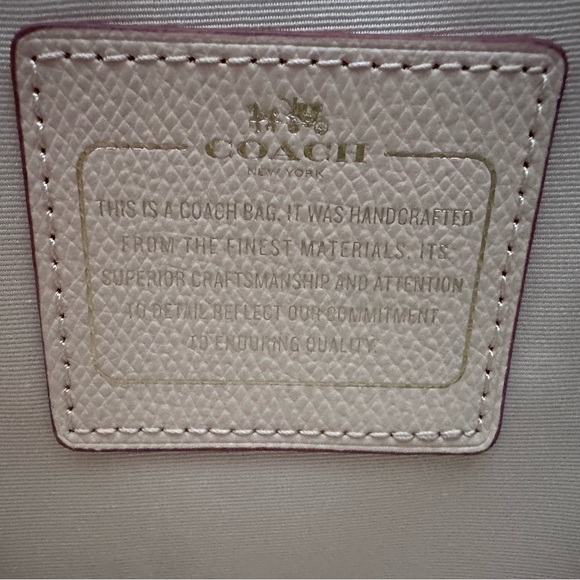 Coach Cream Floral Cutout Tote - Picture 9 of 13